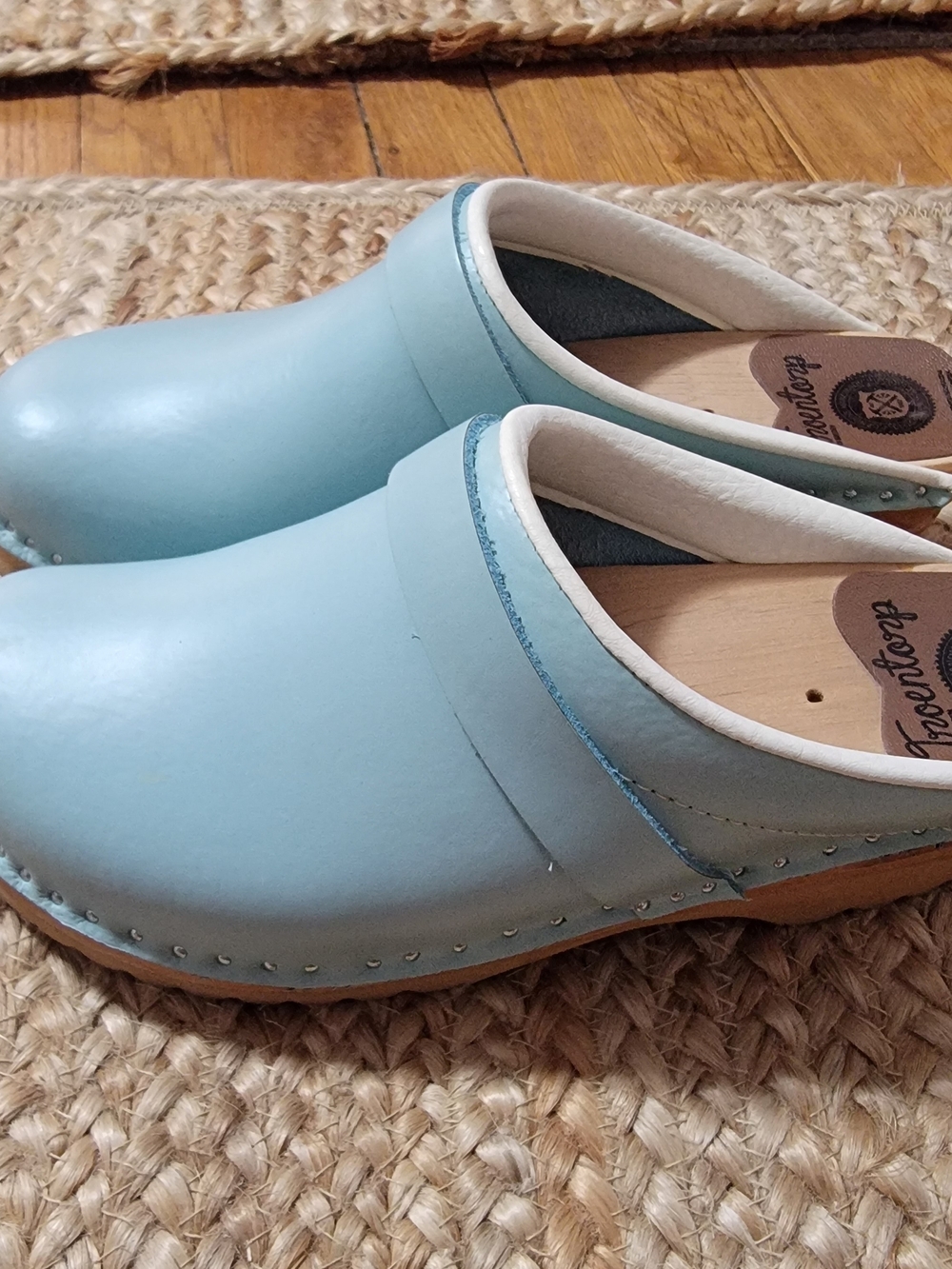 Sky Blue Troentorp Chef Clogs, EU Size 38